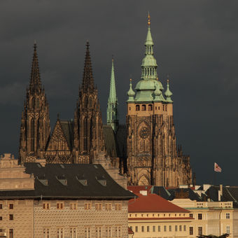 Pražský hrad "Klid před bouří"