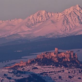 Spišský hrad a Tatry / Zimné pohľady ...
