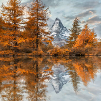 Matterhorn v podzimu