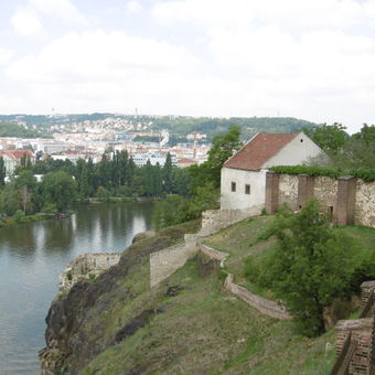 Pohled z Vyšehradu
