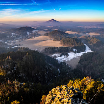Pohled na Růžovský vrch