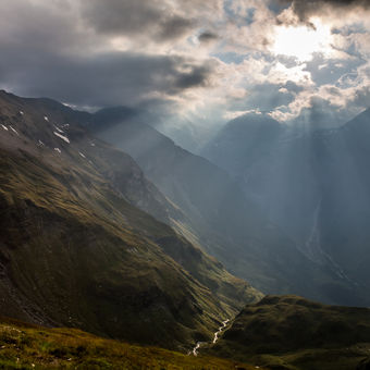 Údolí v Alpách