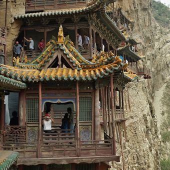 Hanging Temple in Mt. Hengsham