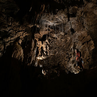 Brčka v jeskyni Horní ponor