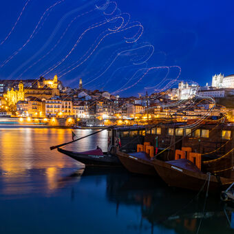Noc na řece Douro