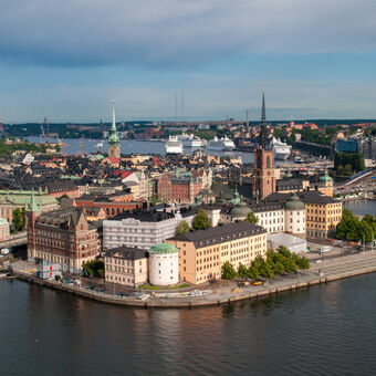 Staré město Gamla Stan ve Stockholmu