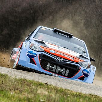 Hyundai i20 WRC, A. Tlusťák - I. Vybíral, Rally sprint Kopná 2018