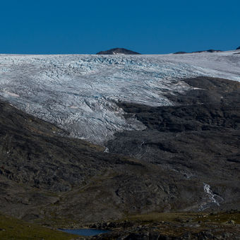 Ledovcový splaz - Jotunheim