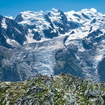 Parallax masivu Mont Blanc