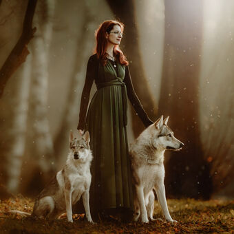 Dívka s vlky