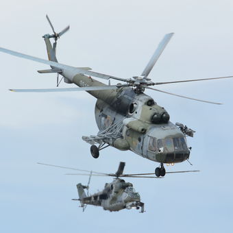 s Mi-24 v zádech