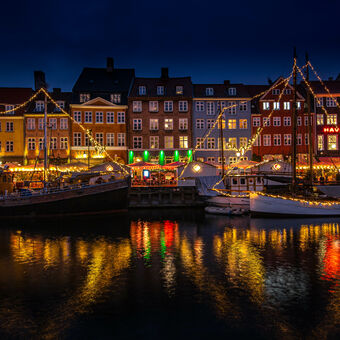 Kodaň po soumraku