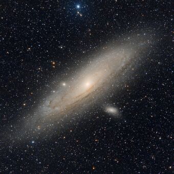 Galaxie M31 v souhvězdí Andromeda