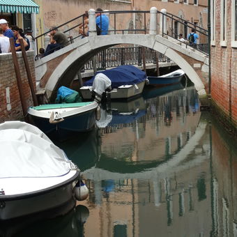 Podvodní most v Benátkách