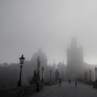 Misty city