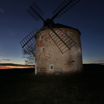 Větrný mlýn Kunkovice