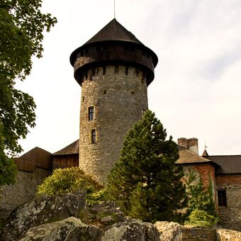 věž hradu Sovinec