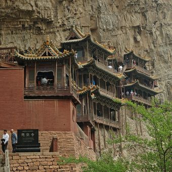 Čína III. - Visící klášter Xuankongsi