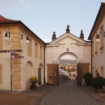 brána děčínského zámku