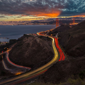 Twilight Golden Gate