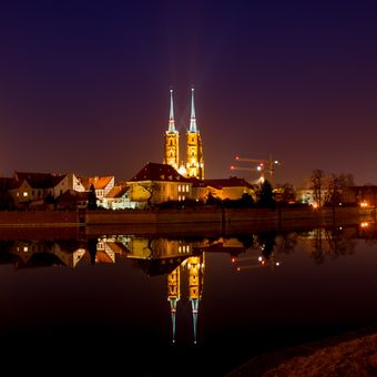 Noční Wroclaw