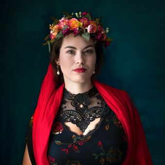 Klára jako Frida Kahlo
