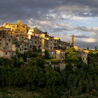 Petroio, Toskánsko, Itálie - panorama
