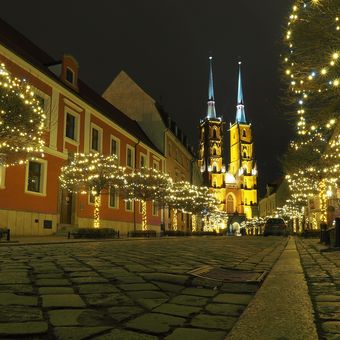 Noční Wroclaw