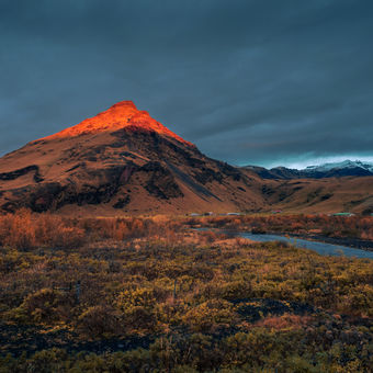 Východ slunce na Islandu
