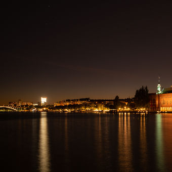 Stockholm v noci