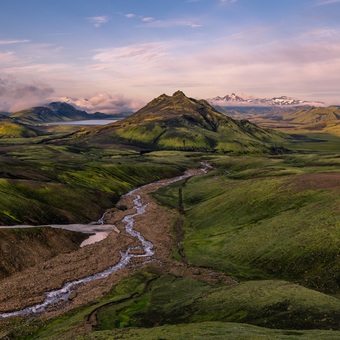 Islandská vysočina na treku Laugavegur