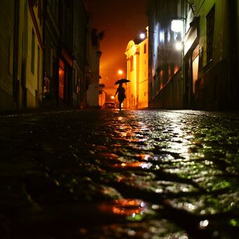 Olomouc po tmě