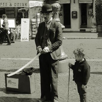 Chaplin v Římě