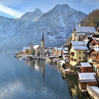 Zima v Alpách..