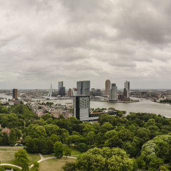 Rotterdam z věže Euromast