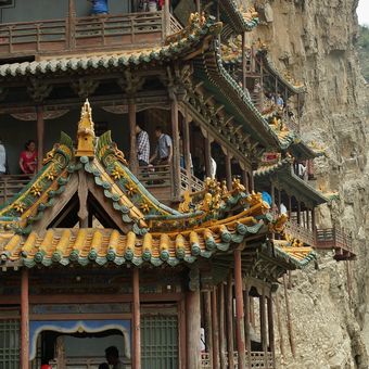 Čína II. - Visící klášter Xuankongsi