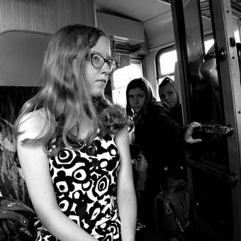 Portrét z vlaku
