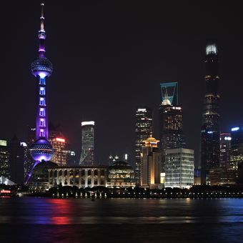 Noční Shanghai