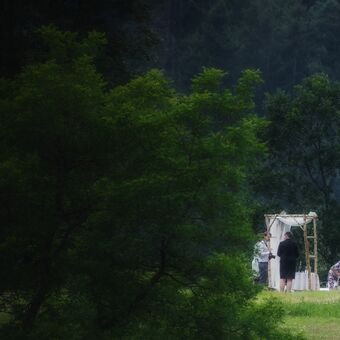 Svatba pod Boubínem - čekání na kněze