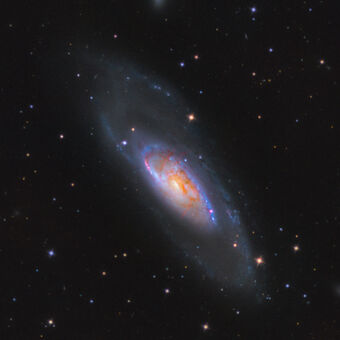 Galaxie M106  - detail