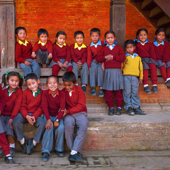 v nepálské škole