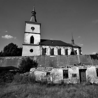 Old church and ruin