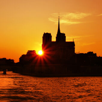 Sunset over Notre-Dame