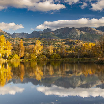 Farebná jeseň pod Tatrami