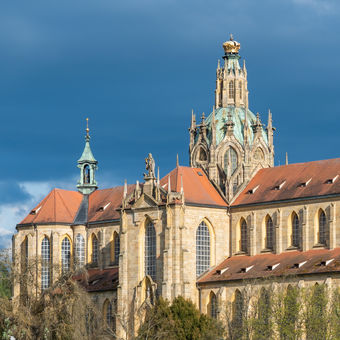 Klášter Kladruby - barokně gotický kostel Nanebevzetí Panny Marie stavitele Jana Blažeje Santiniho Aichla.
