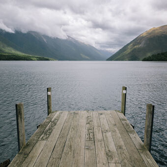 Lake Rotoiti, Nelson Lakes, South Island, New Zealand
