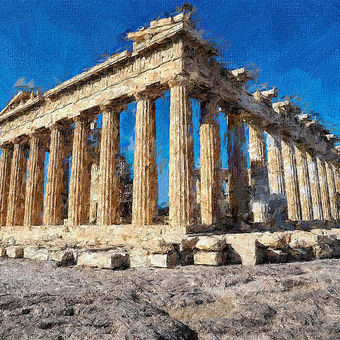 Athény Akropolis