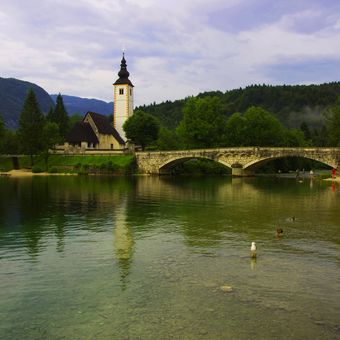 Slovinsko - Jezero Bohinj