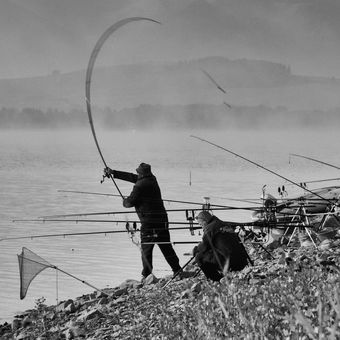 Rybári na Liptovskej Mare