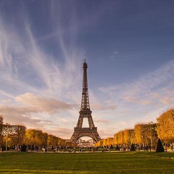 Podzimní Eiffelova věž